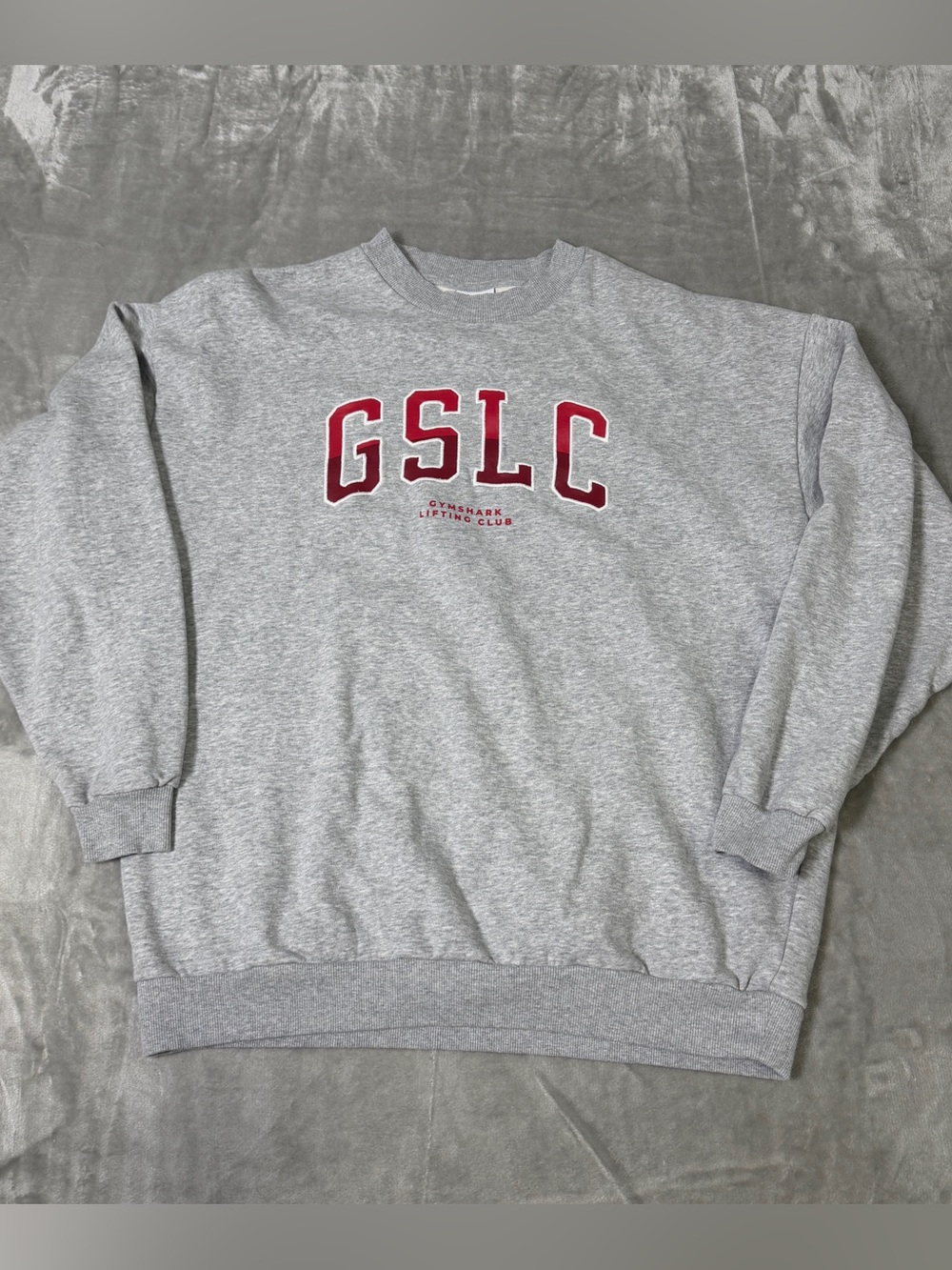 Gymshark Lifting Club Athletic Sweatshirt Gray Men's Small GSLC